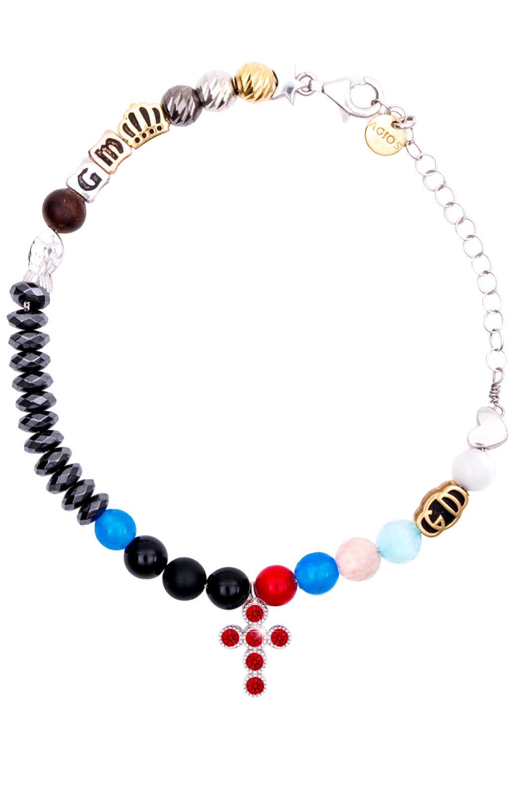 Βραχιόλι IESUS  απο ασήμι 925°  (code AGI 1001/B-ZR)